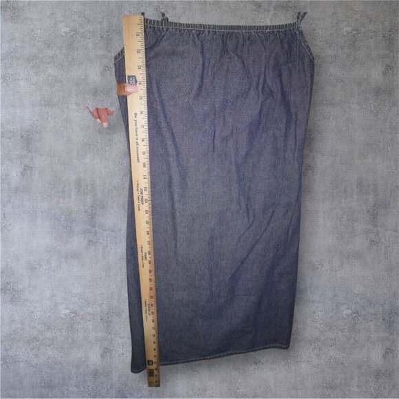 Vintage Old Navy Blue Jeans Chambray Mini Dress Women’s Size 1 | Y2K 2000s - Picture 11 of 12